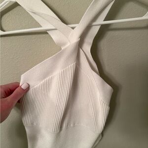 Abercrombie & Fitch Cream Ribbed